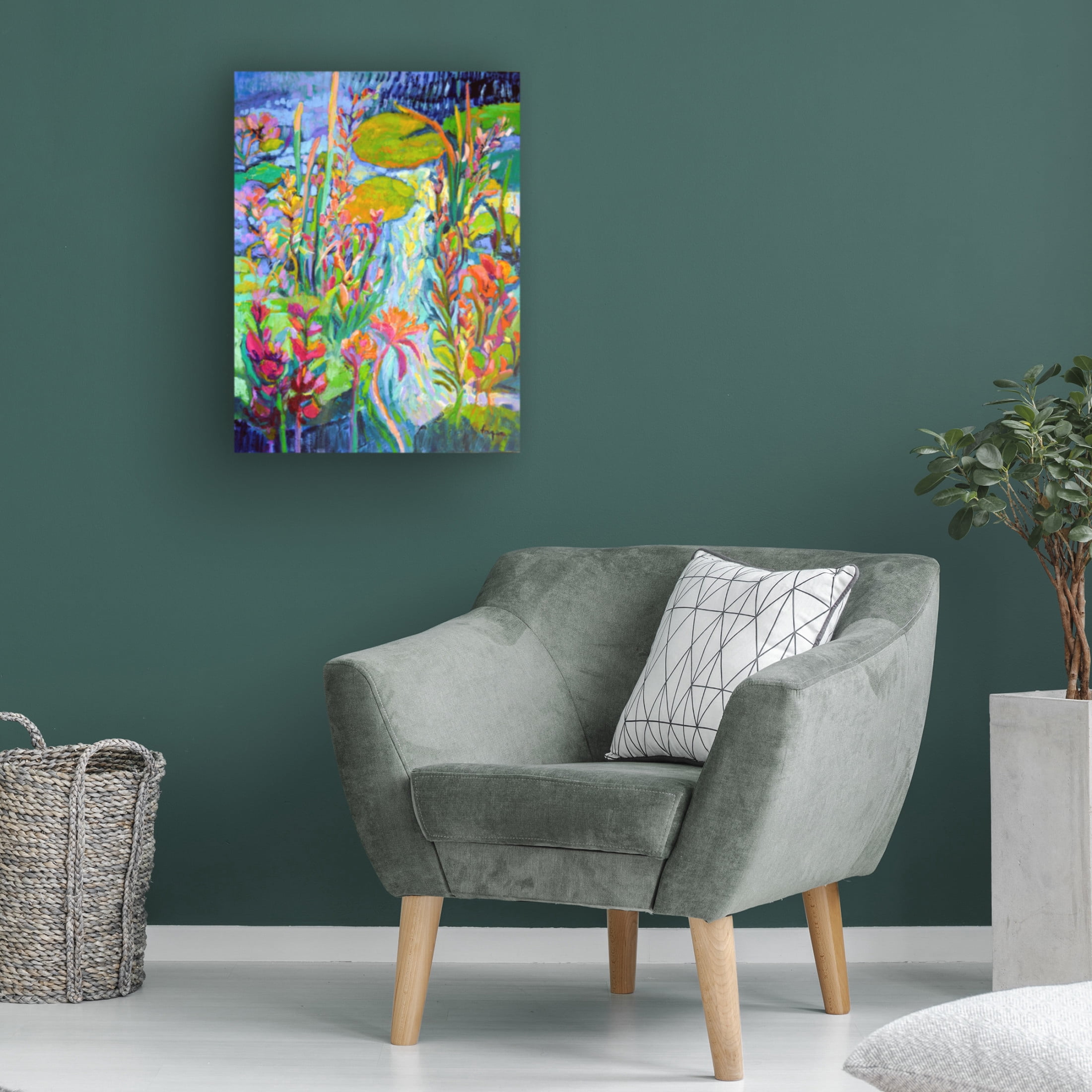 Canvas Wall Art - Dorothy Fagan 'Onasparklyday' Wall Art for Living Room, Bedroom, or Office D?cor by Trademark Fine Art - 35 x 47 Inches