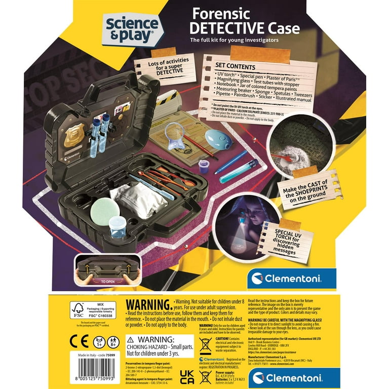 Clementoni, Science & Play Forensic Detective Case: Crack the Case