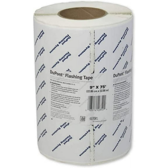 G3C12618L DuPont Tyvek Flashing Tape - 9" x 75' - 1 Roll