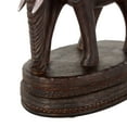 thumbnail image 4 of 9" x 16" Multi Colored Polyresin Stacked Safari Animals Sculpture with Round Base, by DecMode, 4 of 9