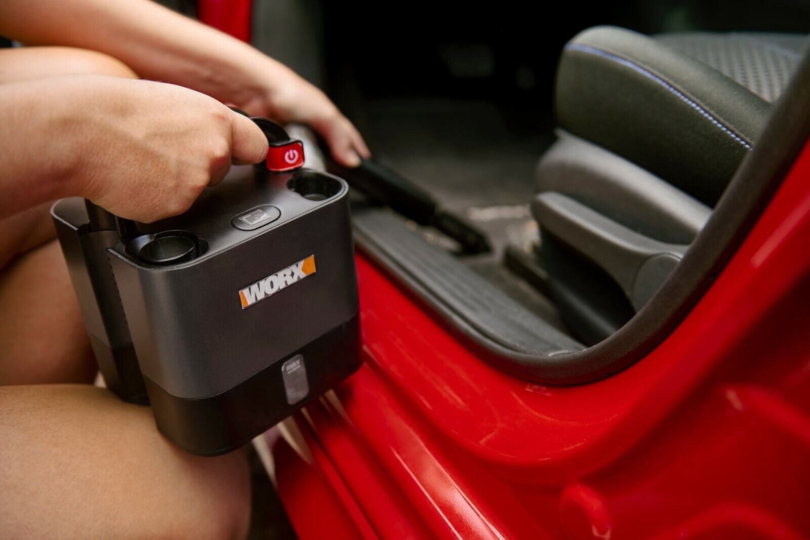 Restored- Worx 20V Power Share Cube Vac Cordless Compact Vacuum (Refurbished)