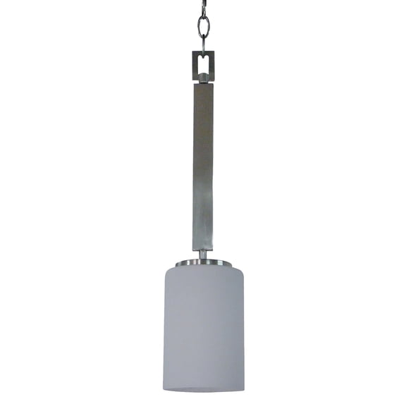 Whitfield 1-Light Satin Steel Pendant