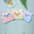 thumbnail image 3 of 2 Pcs Infant Hat, Breathable Cotton Cartoon Newborn Beanie Accessories, 3 of 8