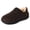 Coffee, variant on LongBay Men's Slippers Warm Bedroom House Shoes Slip-On Memory Foam Winter House Slippers for Indoor Outdoor