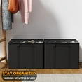 thumbnail image 7 of SpaceAid Shoe Organizer for Closet, 2 Pack, Fits 16-32 Pairs, Black, 7 of 7