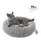 thumbnail image 2 of Cama redonda para mascotas KKMOON GY-01, suave y acogedora, diámetro de 50 cm, color gris claro, diseño circular para máximo confort. ¡Ideal para siestas y noches reparadoras!, 2 of 3