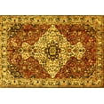 thumbnail image 1 of Ahgly Company Indoor Rectangle Persian Yellow Traditional Area Rugs, 2' x 3', 1 of 4