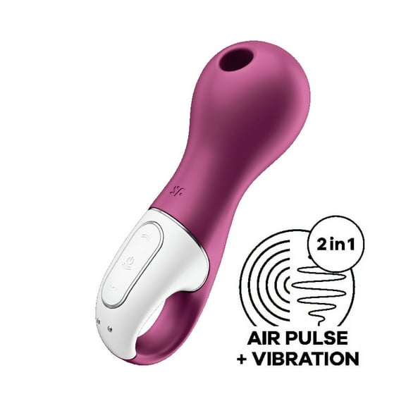 Satisfyer Lucky Libra Air Pulse Clitoris Stimulating Vibrator - Non-Contact Clitoral Sucking Pressure-Wave Technology & Vibration, Waterproof, Rechargeable
