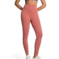 thumbnail image 5 of Paiwinds Women's High Waist Yoga Pants Full Length Tummy Control Slim Fit Nylon Spandex Running Leggings, 5 of 9