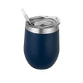 thumbnail image 1 of Injueey Taza térmica al vacío para el hogar y la Oficina, termo para beber, 350ml, acero inoxidable, agua, leche, café, tazas aisladas, Cocina y Comedor Azul oscuro, 1 of 6