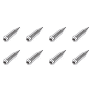 Angle View: (8 Pack) MSA Spike Tapered Lug Nut 10mm x 1.25mm Thread Pitch Chrome For KYMCO Maxxer 450i 2011-2014