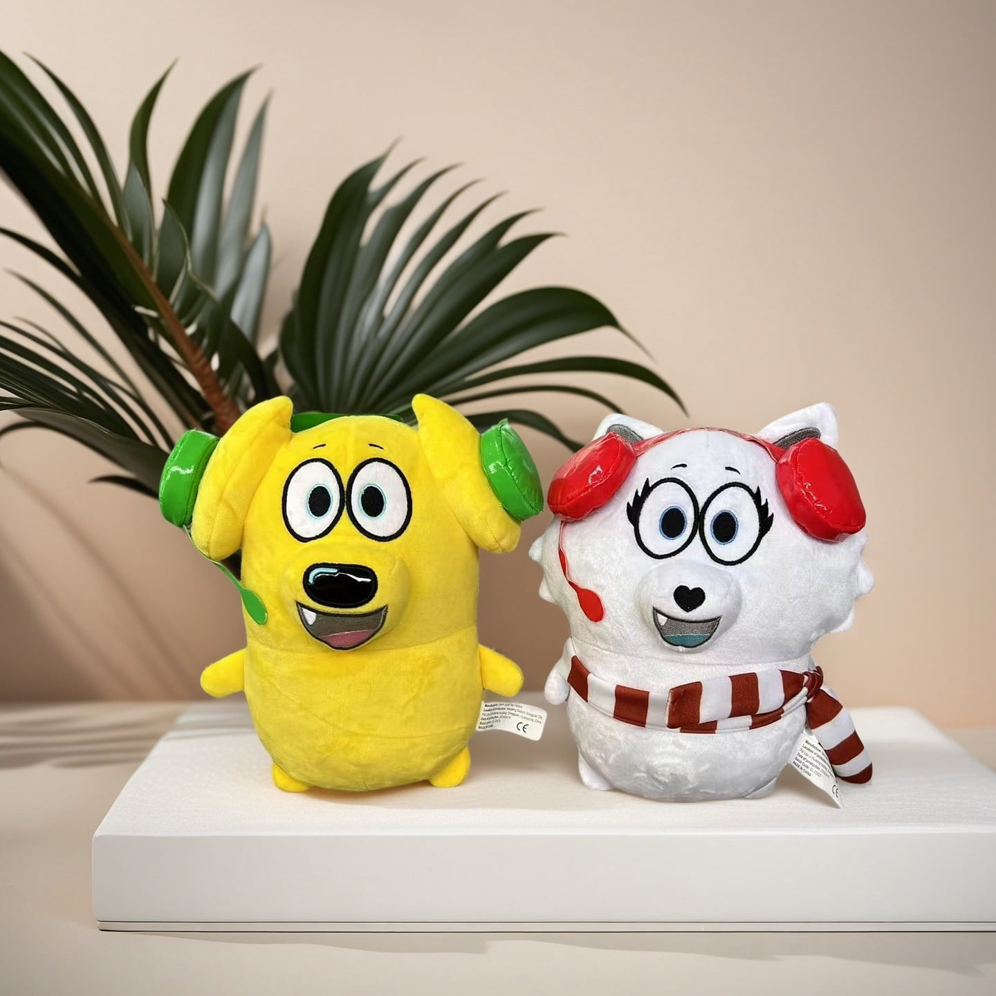 Tyler And Snowi Plush Dolls Toy Decompression Soft Cuddly Plushie Merchandise Decorations Pillow Children's Gifts 9.8inch 2-piece set
