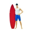 thumbnail image 3 of Almencla 1/64 Miniature Surfing Figure Collectibles Layout Props Painted Beach Surfer C, 3 of 8