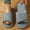 Gray, variant on Womens Orthopedic Slippers with Arch Support, Comfortable Adjustable Memory Foam Open Toe House Slippers, Bedroom Shoes for Plantar Fasciitis Indoor Outdoor Wear