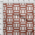thumbnail image 3 of oneOone Cotton Cambric Orange Fabric Geometric Diy Clothing Quilting Fabric Print Fabric By Yard 56 Inch Wide, 3 of 4