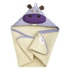 3 Sprouts Hooded Towel - Purple Hippo