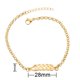 thumbnail image 1 of Xiao Hua Pulsera para mujer de acero inoxidable ajustable, joyería de moda, estilo L, 1 of 4