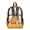 Orange Capybara Sprinkle, variant on ZIATUBLES Clear Backpack, Heavy Duty Fabric & PVC Transparent Bookbag with Orange Capybara Sprinkle Print, Large Capacity See Through Backpack for School College Work Travel Security