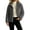 01-Gray, variant on Atogsazn Womens Fuzzy Button Jacket Sherpa Fleece Long Sleeve Cropped Coat Thick Winter Warm Tops Outerwear Black M Fashion