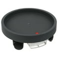 thumbnail image 3 of Raindrops  Wheeled Planter Tray Cart Indoor Pot Patio Holder Caster Wheels Grey, 3 of 8