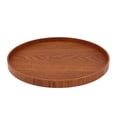 thumbnail image 2 of Bandeja de madera Zhenshenaoxiaoao para servir 11,8 pulgadas marrón oscuro, 2 of 10