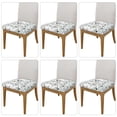 thumbnail image 2 of Wukai Bicycle Pattern Square Chair Cushion Protector, Elastic Band Strap Cushion Cover Chair Decoration-Six Piece, 2 of 7