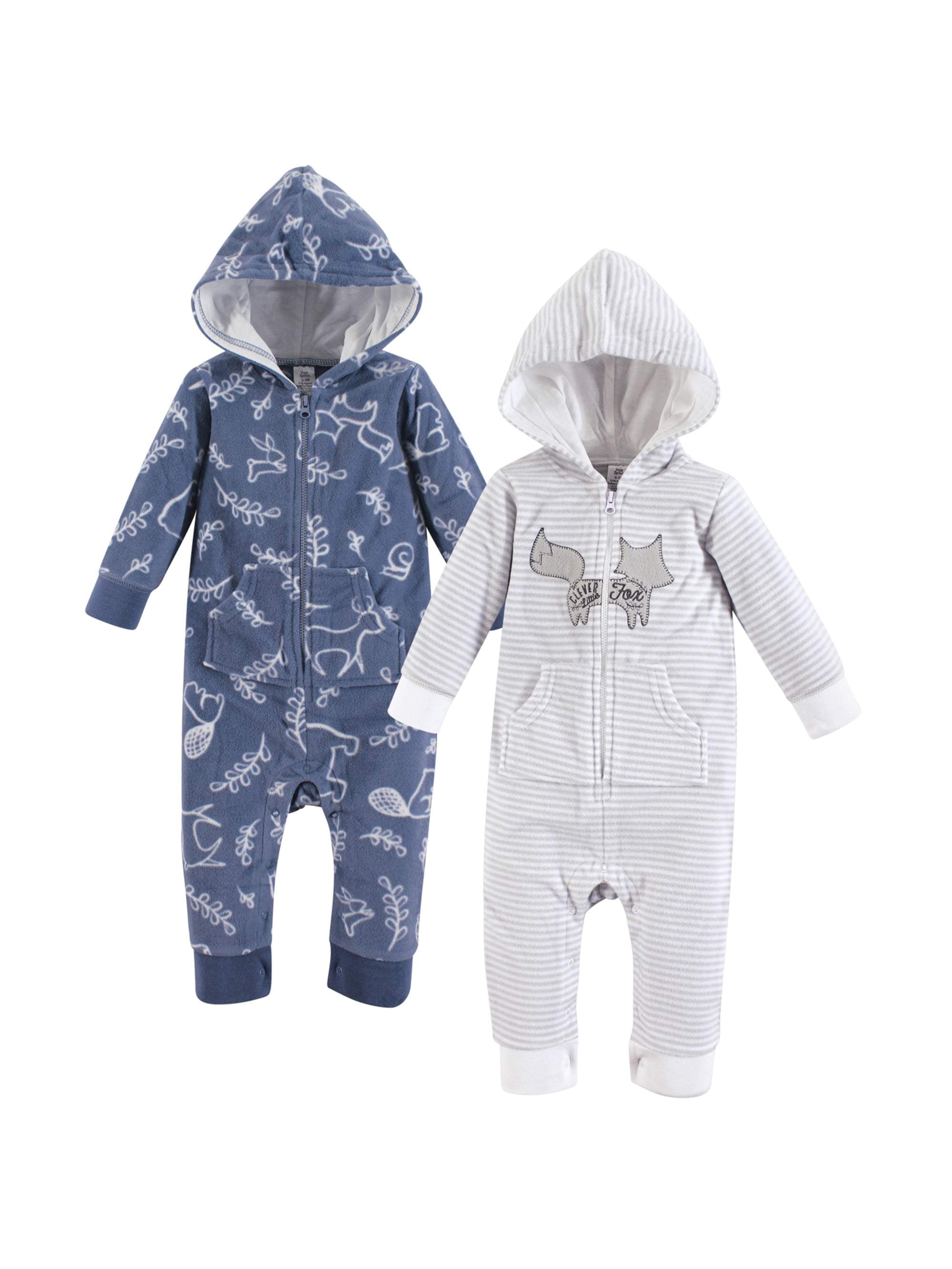 Yoga Sprout Baby Girls Cotton Coveralls