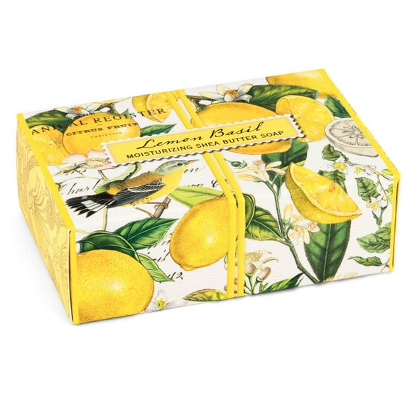 Michel Design Works Savon en Boîte Citron Basilic 4.5oz