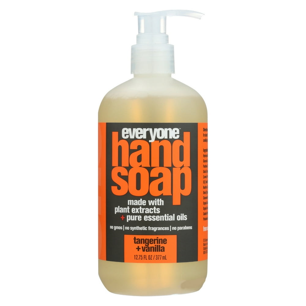 Everyone Liquid Hand Soap Tangerine and Vanilla Triclosan Free 12.75 Oz