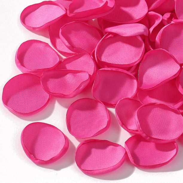 Nvzi 200 piezas de pétalos de rosa de seda, pétalos de flores artificiales para bodas, pétalos, B13