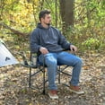 thumbnail image 2 of Ozark Trail Director Chair with Side Table, Adult, Blue Fabric, 2 of 9