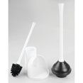 thumbnail image 3 of Mainstays Una Slim Bowl Brush & Plunger, White, 3 of 4