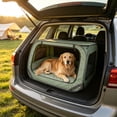 thumbnail image 2 of BBilaBu Fashions Portable, Collapsible,Kennel Travel Cat and Dog Crate 36.2*20.5*20.5Inch, 2 of 6