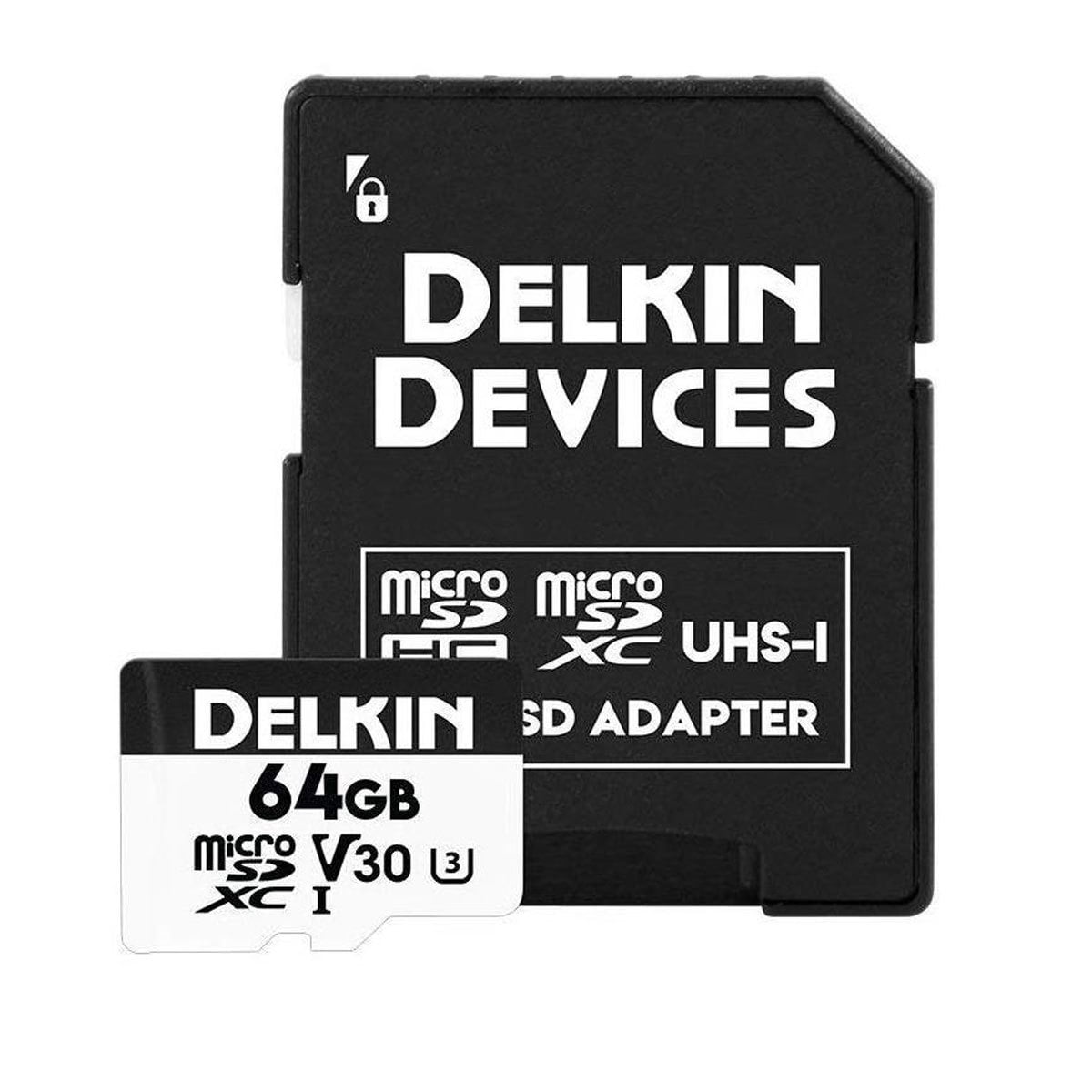 Delkin Devices Advantage 660X 64GB UHS-I Class 10 U3 V30 microSDXC Memory Card