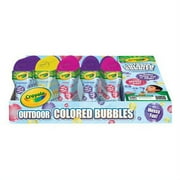 Crayola Outdoor Colored Bubbles 30 Piece Counter Display