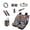 Boho Flowers, variant on Yuyamidu Music Note Piano Car Seat Covers Set 13 Pcs Steering Wheel Cover Seat Belt Cover Trash Can Rear View Mirror Cover Cup Coasters Chapstick Holder Keychains Gifts for Men Woman