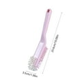 thumbnail image 3 of Long Handle Cleaning Brush, Soft Bristle Multi-Purpose Brush for Shoes, Laundry, Bathtubs, Non-Scratch Scrubber, Ergonomic Grip, Space-Saving Hanging Design, Durable Plastic, 3 of 6