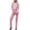 Pink, variant on Scyoekwg Womens Two Piece Sets Fall Outfits Long Sleeve Sweatshirt Long Pants Casual Matching Outfits Fashion Sweatsuit Tracksuit (Pink,L)
