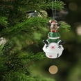 thumbnail image 2 of Uutvmp Christmas Bell Ornaments, Christmas Tree Ornaments 3.5 Inch Reindeer Bell Ornaments, Christmas Decorations Elk Ornaments Hanging Bells for Xmas Tree Fireplace Wreath Holiday Decor, 2 of 6