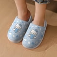 thumbnail image 7 of Kids Slippers Hello Kitty House Slippers Warm Soft Plush Slipper Anti-Slip Winter Fluffy House Shoes for Boys Girls, 7 of 7