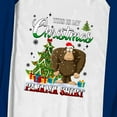 thumbnail image 5 of Festive Bigfoot Family Pajamas – Blue Plaid Matching Set for All, Size NB to 6XL with Pet Outfit, 5 of 7