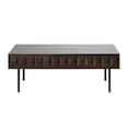 thumbnail image 3 of Modern 46-inch Wide 2-Drawer Coffee Table - Espresso Oak, 3 of 5