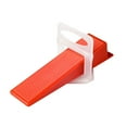 thumbnail image 1 of Tile Leveling System, 1.5mm Joint Width, 400 Pull Tabs, 100pcs Reusable Wedge Set, Leveling System for Tile Thickness 3-12mm, 1 of 5