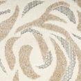 thumbnail image 5 of Nourison Aloha Floral Bordered Flatweave High-Low Indoor Outdoor Round Rug Blue Grey 710 x 7'10", 5 of 10