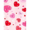 thumbnail image 3 of The Children's Place Girls Matching Long Sleeve Heart Print Cotton PJs, Sizes 4-16, 3 of 3