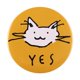 thumbnail image 1 of 30 Estilos Personalidad Creativa Alfabeto Inglés Serie De Animales De Dibujos Animados Broche De Metal Placa De Estaño Insignia Simple Redonda Pin De Solapa Accesorios De Moda, 1 of 4