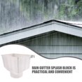 thumbnail image 4 of 1Pcs Downspout Gutter Connector White Plastic For Rainwater Collection In House Garden 11.8X9.1X5.9In, 4 of 8