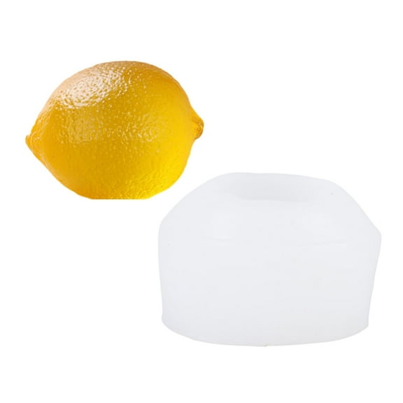 3D Lemon Shape Silicone Mould for Candle Soap Making Fruit Lemon Candle Molds