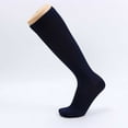 thumbnail image 3 of Gifts for Girlfriends Stockings for Women Cotton Soft Thigh High Opaque Over the Knee Spring Fashion Womens Socks Navy, 3 of 4