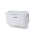 thumbnail image 1 of Tissue Box Thickened Durable Box Waterproof Plastic Toilet Holder for Tampons Pads Feminine Products  Blue, 1 of 8
